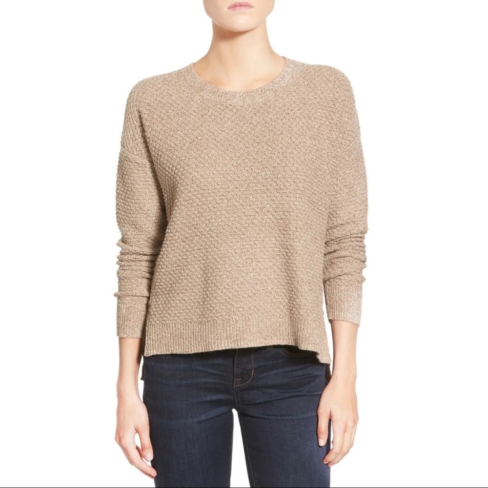 Madewell Tan Crew Neck Sweater